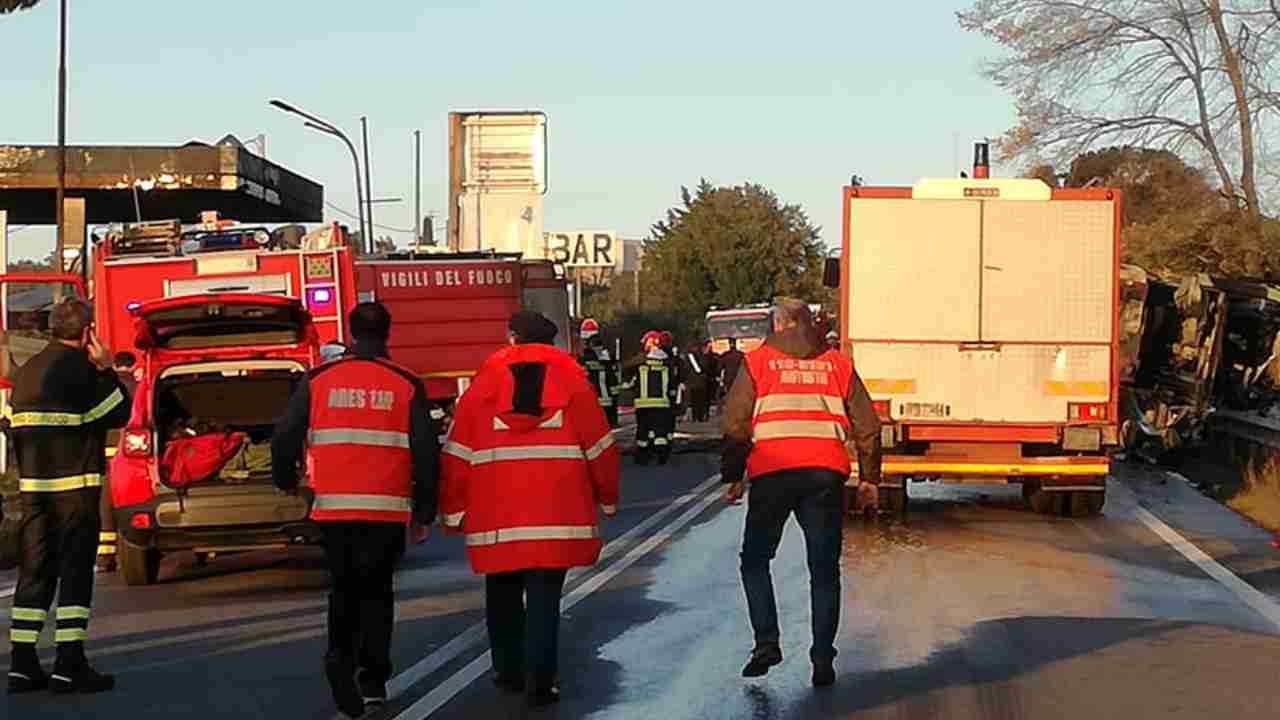 Vigili del Fuoco sulla Salaria