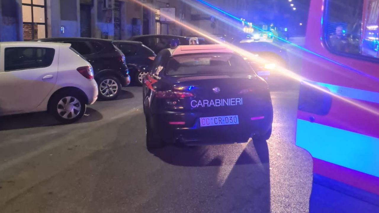 Carabinieri e Vigili del fuoco notte