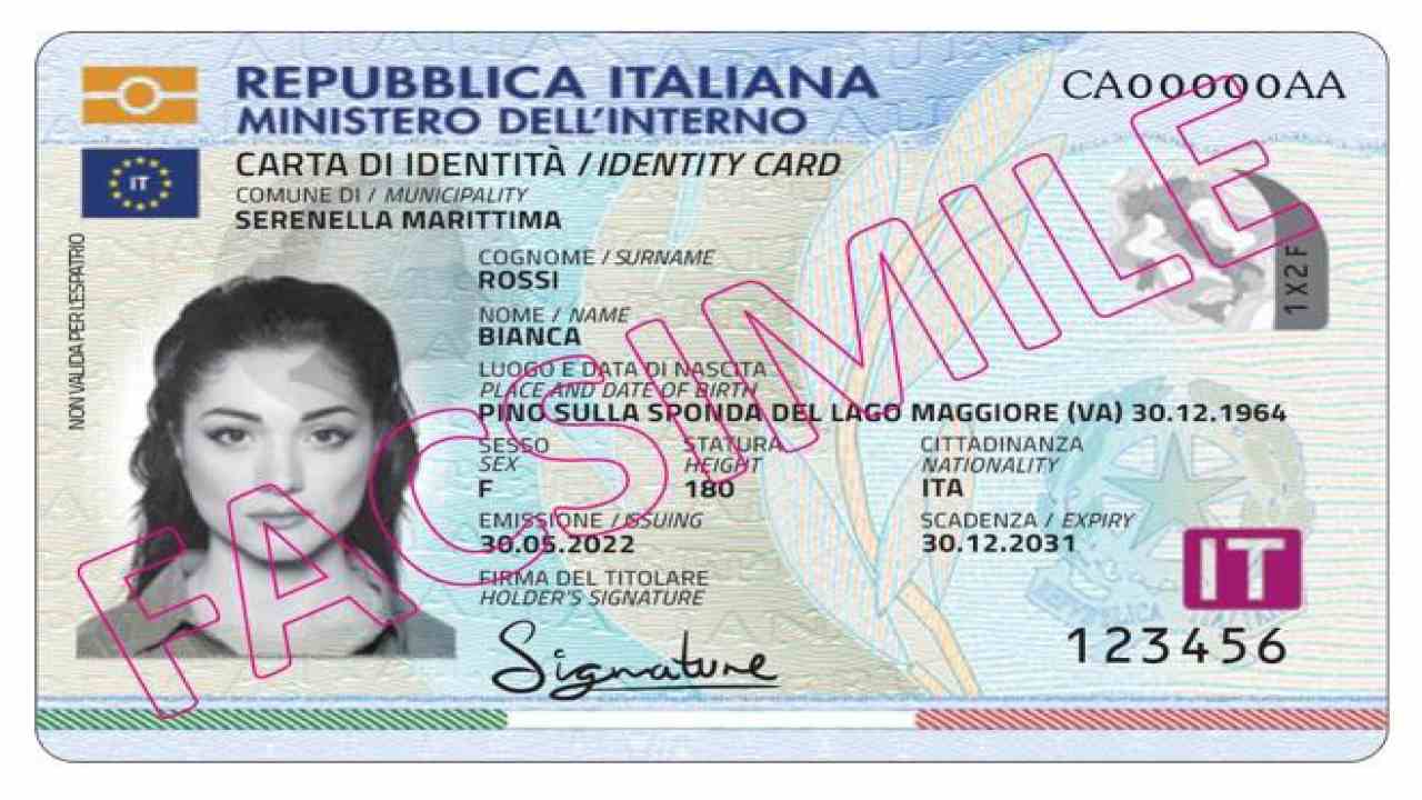 carta d'identità elettronica
