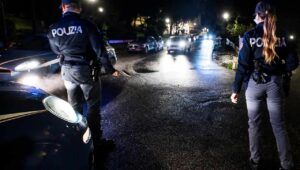 Polizia Notte arresto trastevere