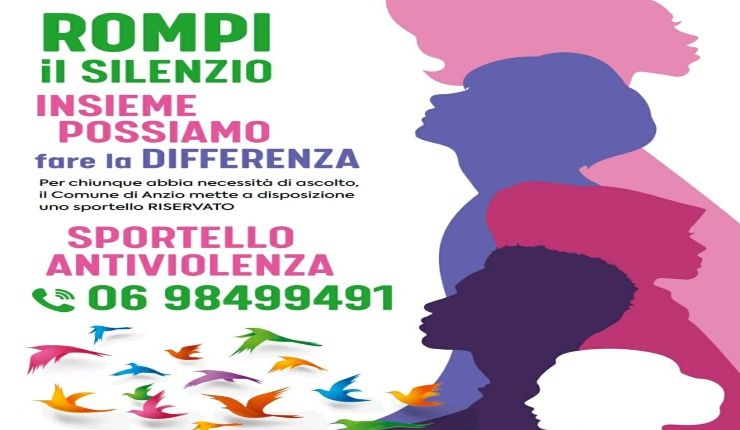 volantino centro antiviolenza Anzio - www.ilcorrieredellacittà.com