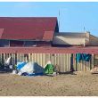 Accampamenti sulla spiaggia di Ostia