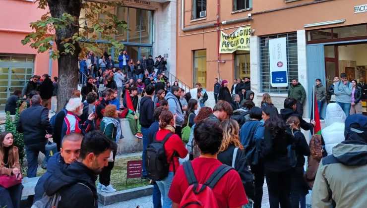 Assemblea pro Palestina a La Sapienza