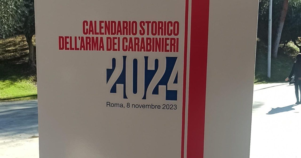 presentati i calendari dell’Arma dei Carabinieri 2024
