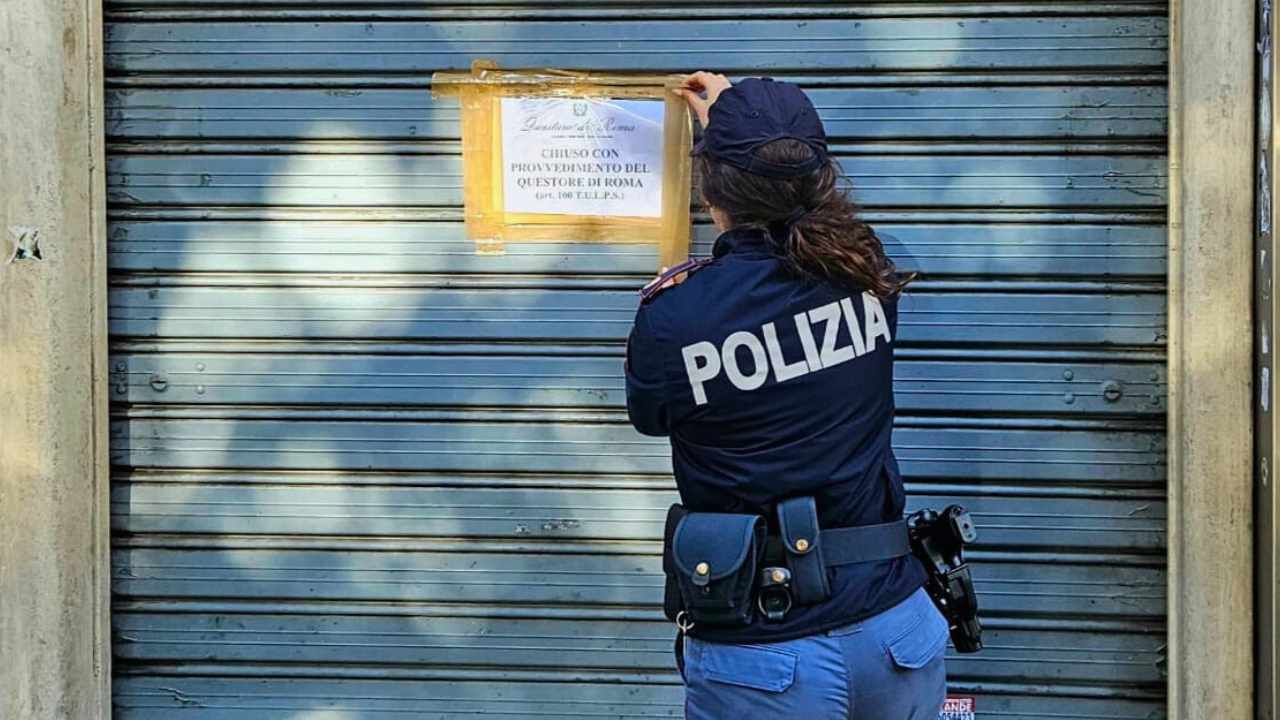 Locale chiuso a Roma