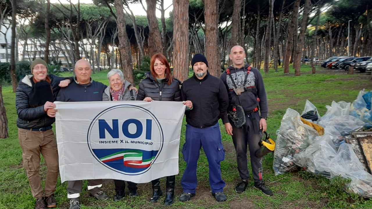 Noi a Ostia nel quadrante di Lido Nord