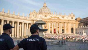 Polizia a San Pietro