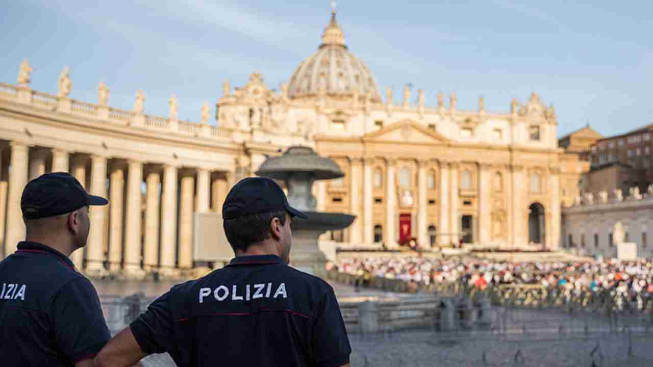 Polizia a San Pietro