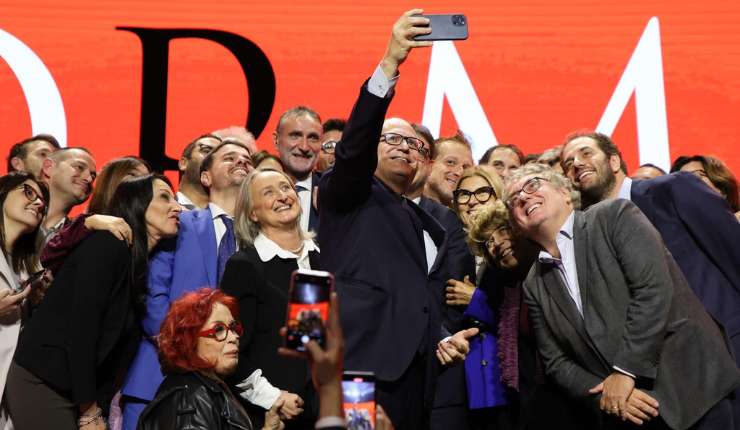Selfie Gualtieri Roma