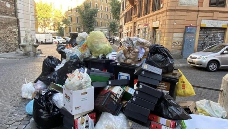 Spazzatura a Roma