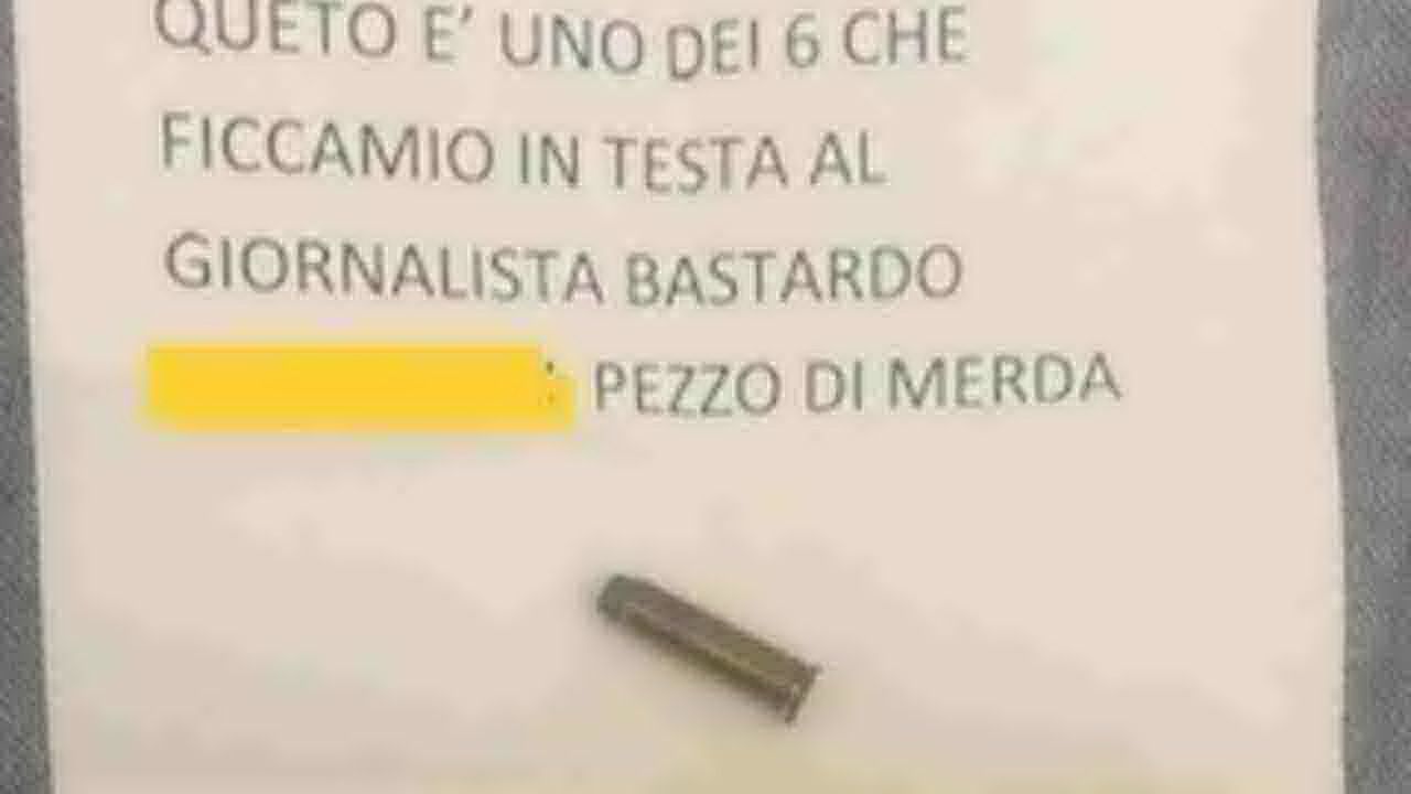 Busta con minacce a un giornalista