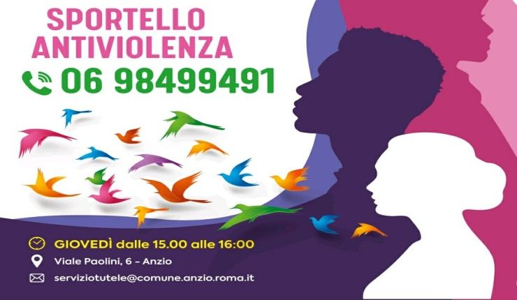 volantino centro antiviolenza Anzio - www.ilcorrieredellacittà.com