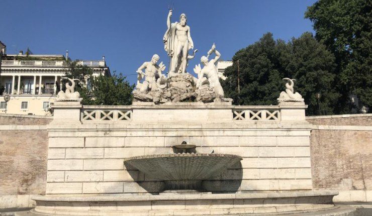 Fontana del Nettuno a piazza del Popolo - www.ilcorrieredellacittà.com