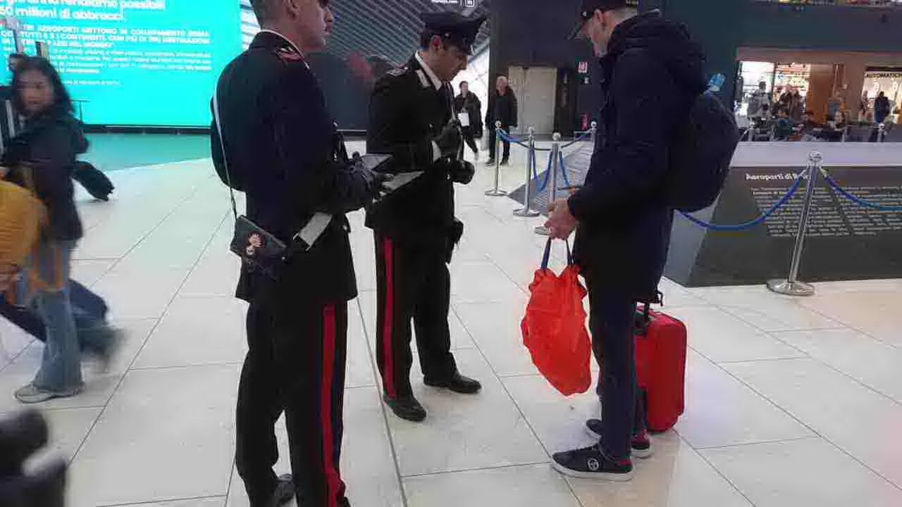 carabinieri aeroporto - furti duty free