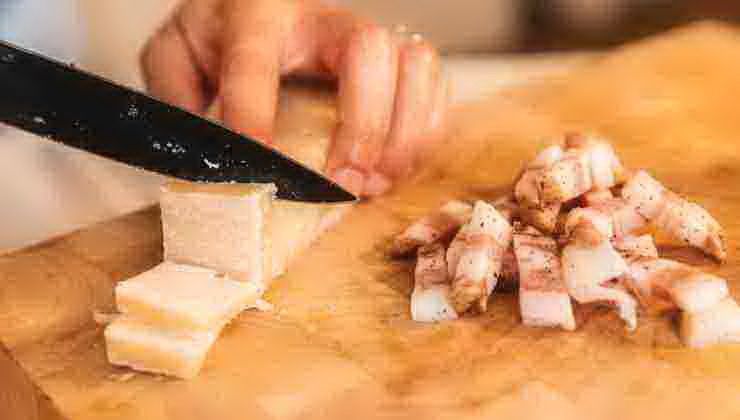 guanciale per la carbonara