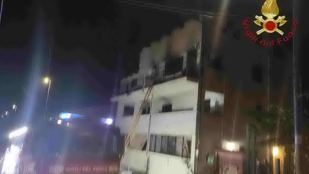 incendio appartamento Colleferro