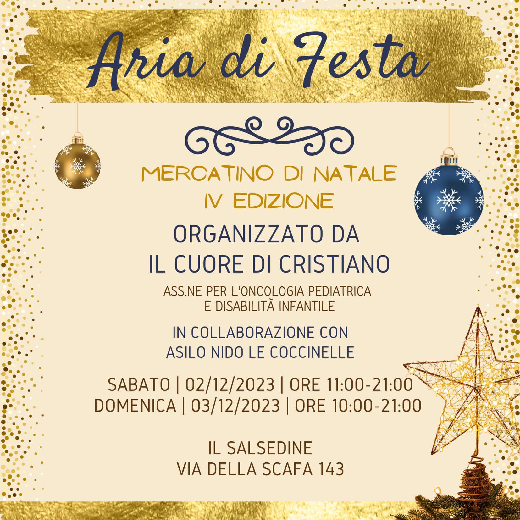 Mercatino di Natale al Salsedine di Fiumicino