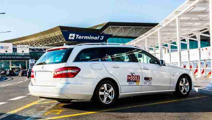 taxi all'Aeroporto di Fiumicino