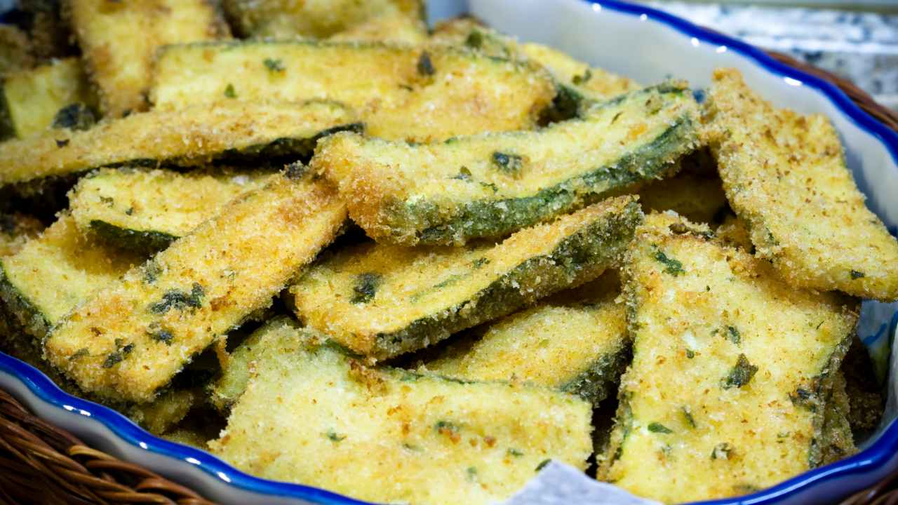 Zucchine fritte alla romana