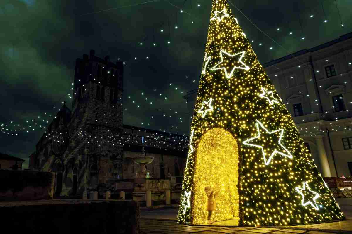 Albero di Natale nel Comune di Alatri