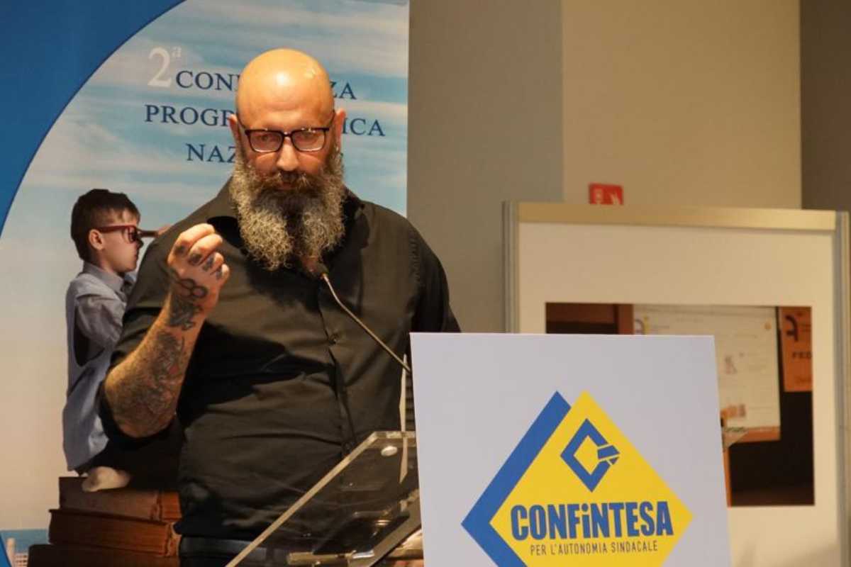 Alessio Minadeo di Confintesa