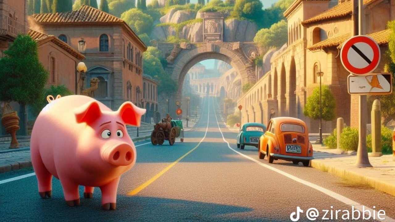 Le città del Lazio in stile Disney Pixar