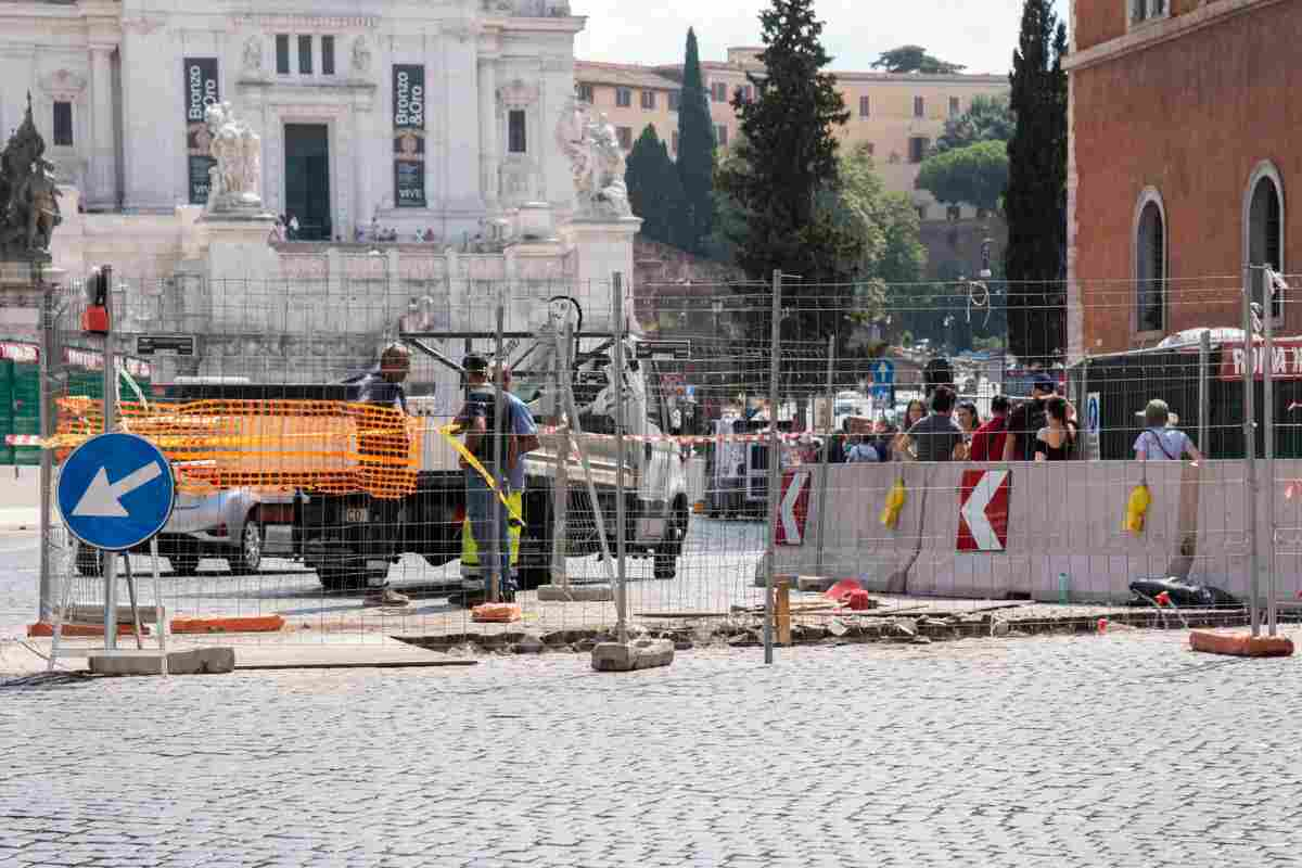 Cantiere di piazza Venezia