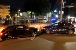 Automobile incidentata a Formia