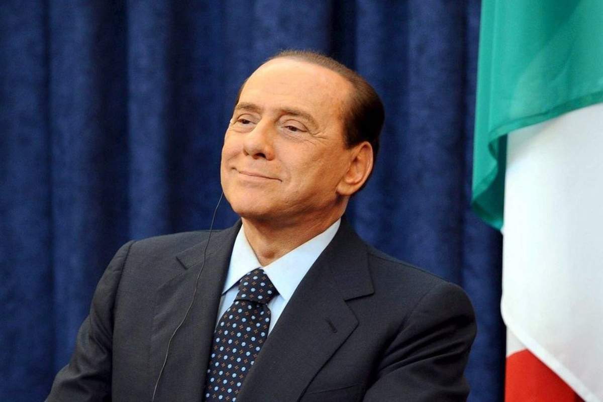 Primo piano di Silvio Berlusconi