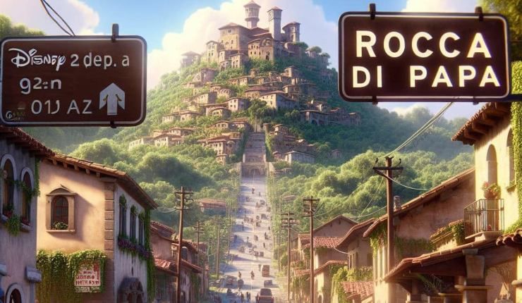 Le città del Lazio in stile Disney Pixar