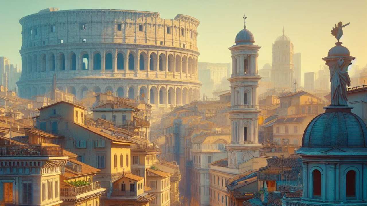 Le città del Lazio in stile Disney Pixar