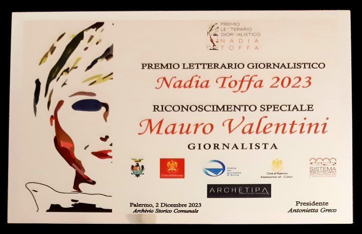Premio Nadia Toffa 2023 mauro valentini
