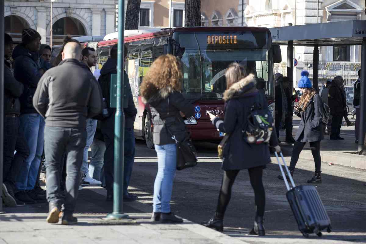 sciopero dei trasporti a Roma