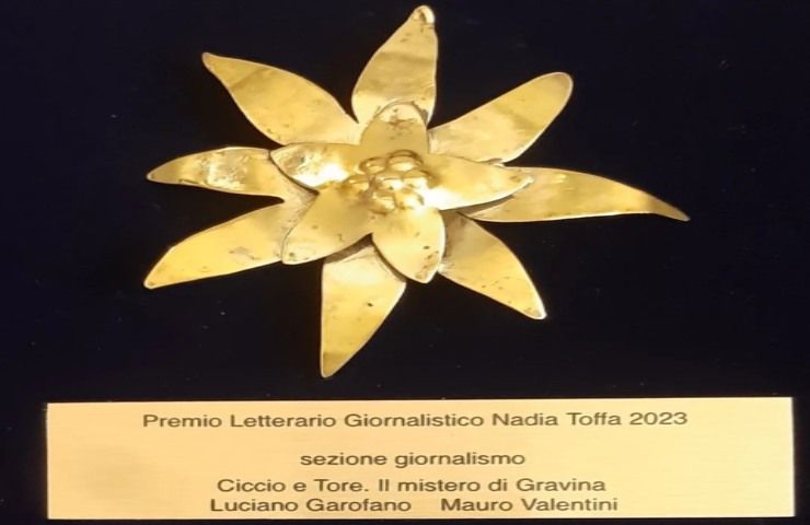 Targa premio Nadia Toffa 2023 a Mauro valentini