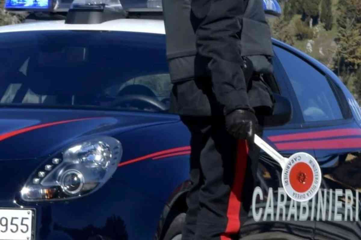 Posto di blocco dei Carabinieri a Latina