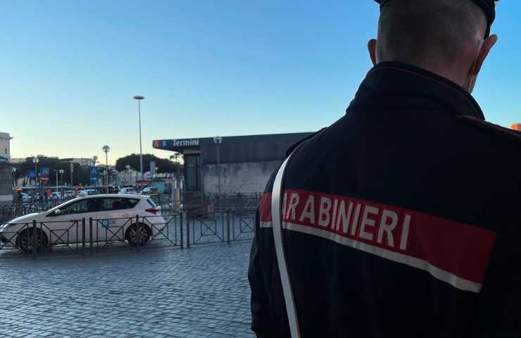 Carabinieri alla Stazione Termini