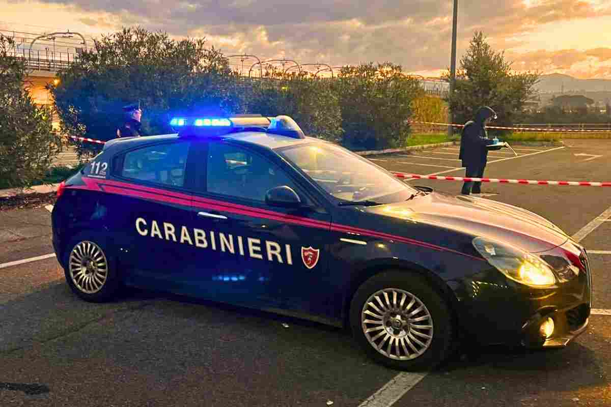 Omicidio Monte Compatri Carabinieri al parcheggio della stazione Pantano