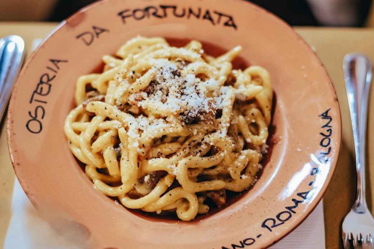 Carbonara all'Osteria da Fortunata