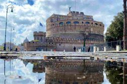 Castel Sant'Angelo dopo la pioggia