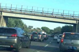 Congestioni sulla Pontina