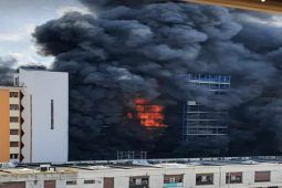 L'incendio di Colli Aniene lo scorso 2 giugno - www.IlCorrieredellacittà.com