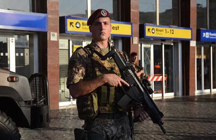 Militari alla Stazione Termini