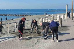 Noi pulisce il lungomare Duca degli Abruzzi