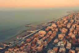 Ostia vista dall'alto