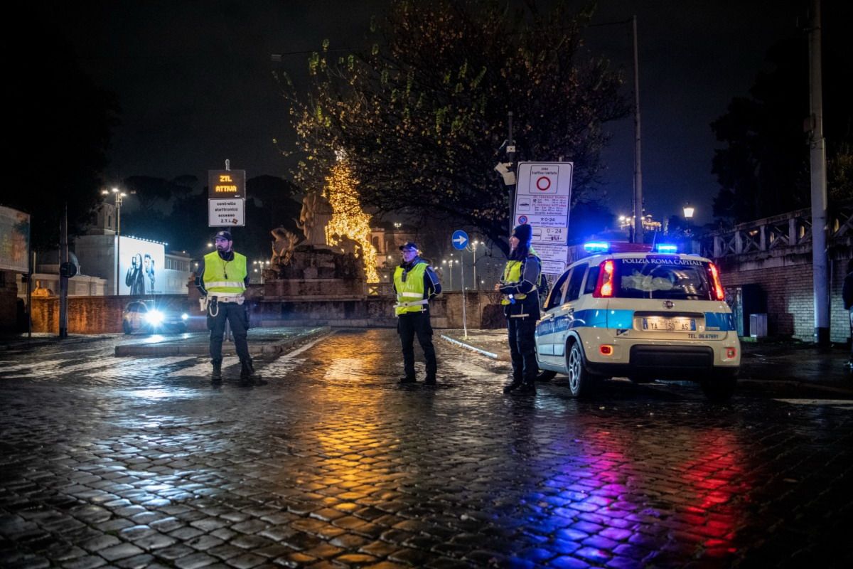 Polizia locale Roma Capitane controlli Capodanno