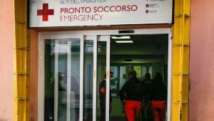 Ingresso del Pronto Soccorso dell'Umberto I