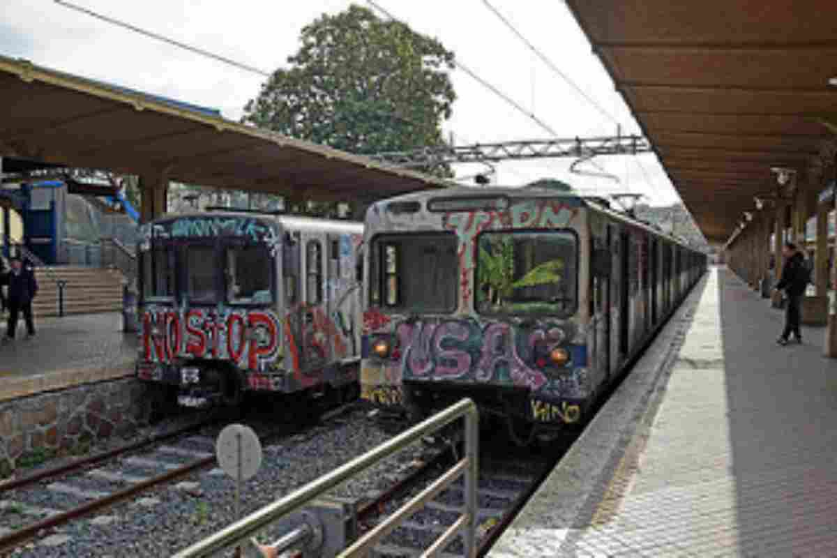 Treni sulla Roma-Lido