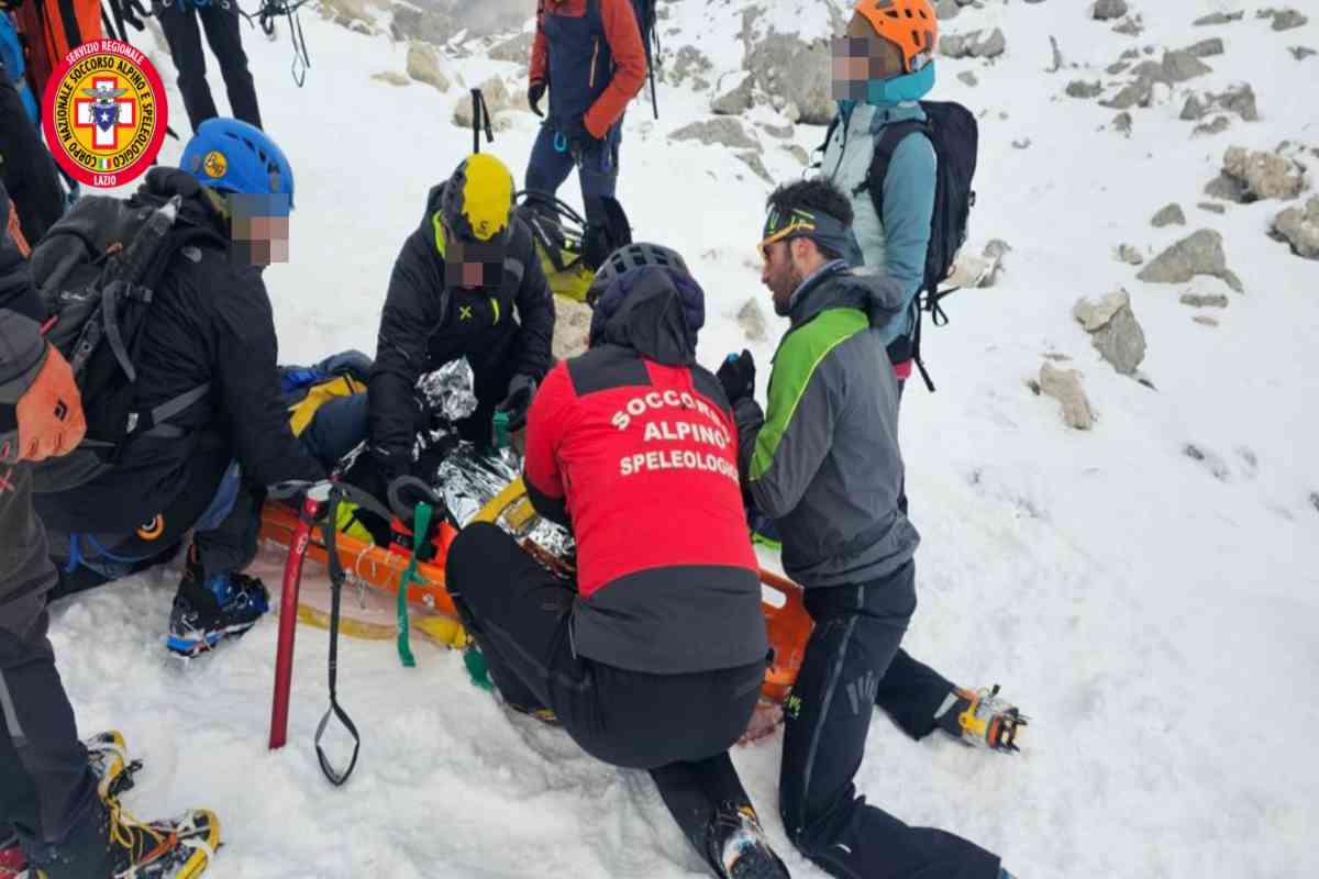 Due alpinisti romani salvati sul monte Terminillo dopo una caduta di oltre 14o metri - www.IlCorrieredellacittà.com