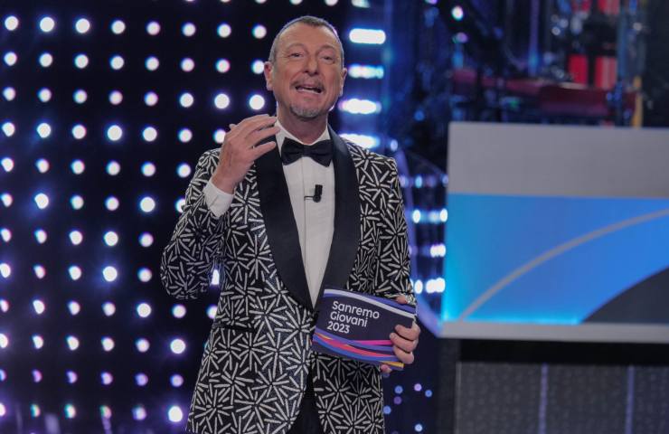 Amadeus a Sanremo 2024