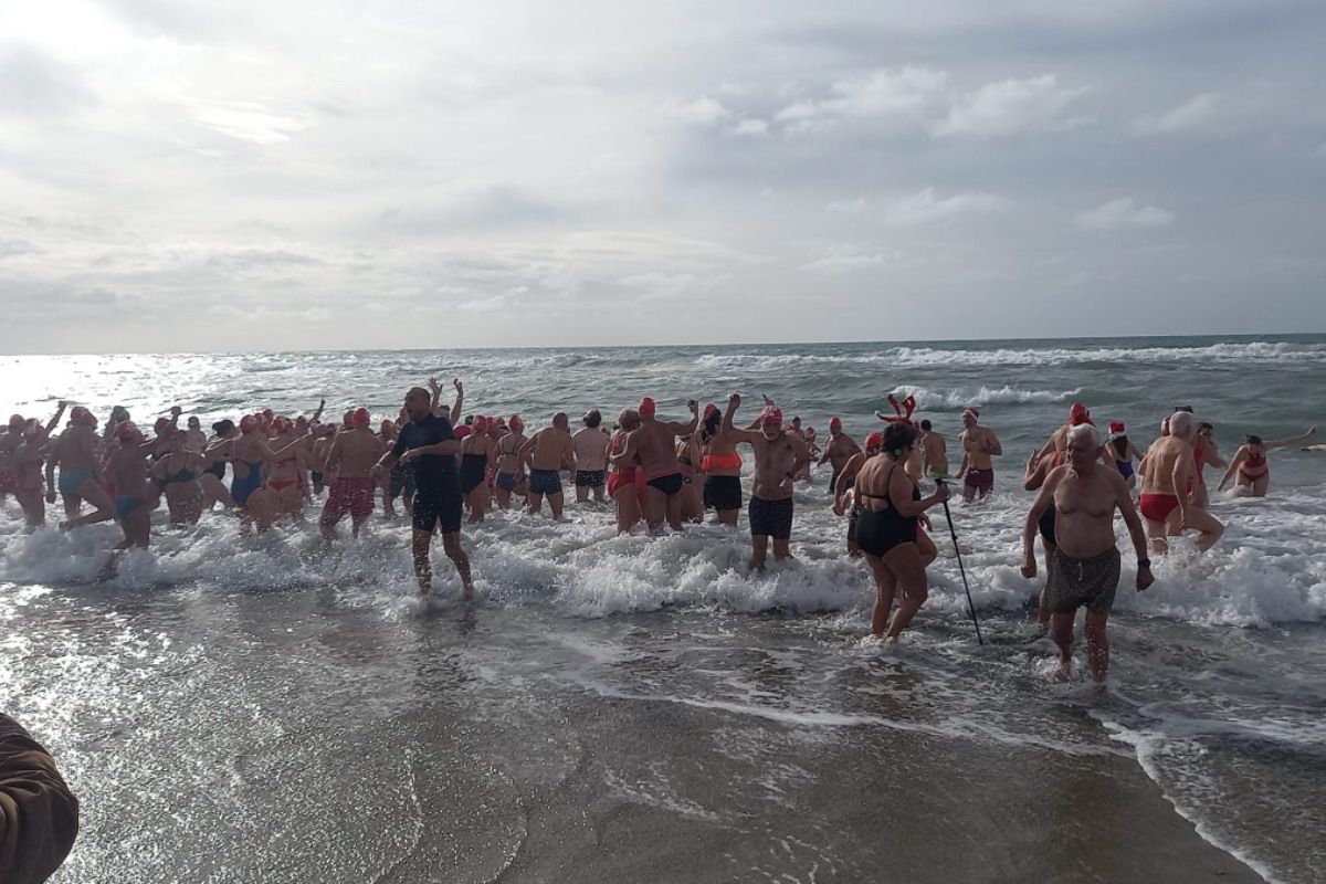 Bagno di Capodanno a Ostia